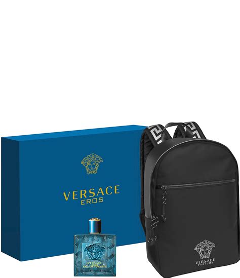 versace backpack parfum set|versace backpack gift with purchase.